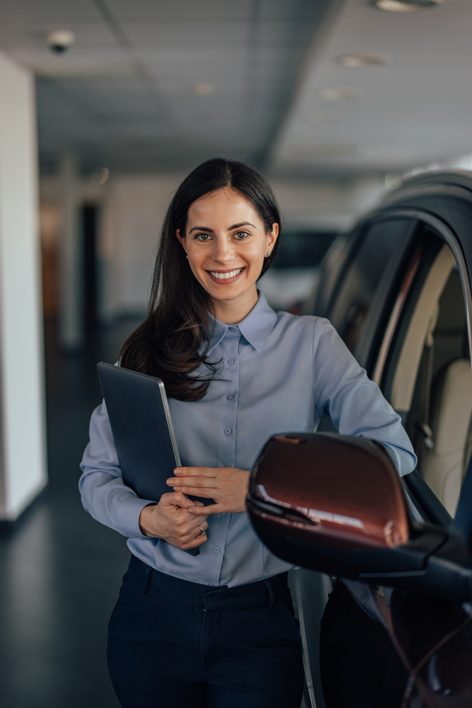 Portrait of a car accountant
