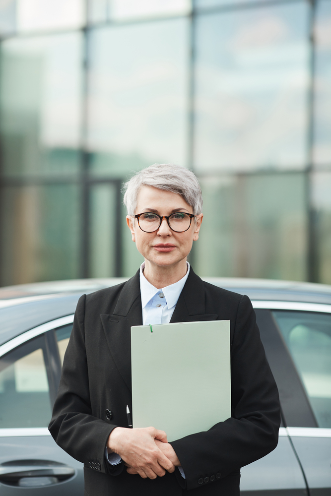 Woman car accountant